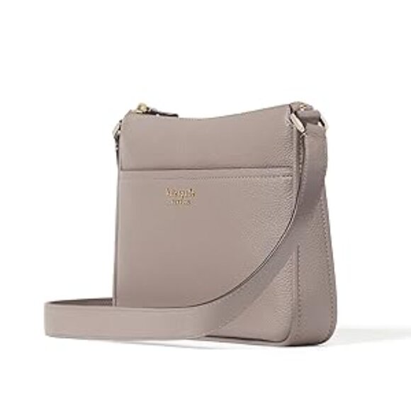 #89 NWT - Kate Spade New York Run Around Medium Crossbody Mineral Grey - Picture 1 of 12